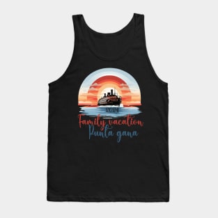 Family Vacation Punta Cana 2024 Dominican Republic Tank Top